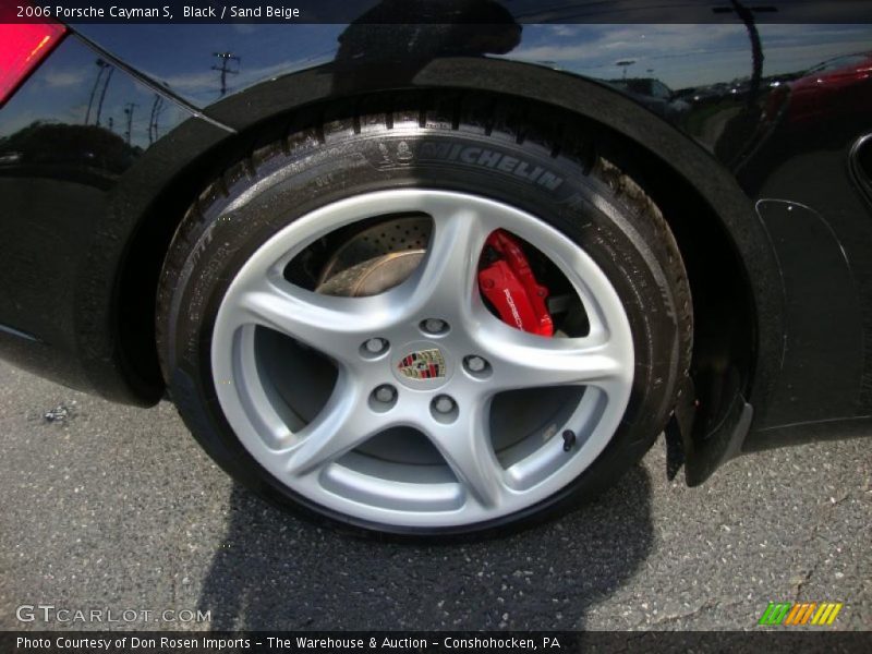 Black / Sand Beige 2006 Porsche Cayman S