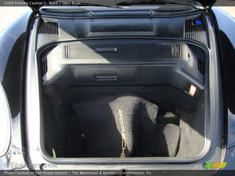 Black / Sand Beige 2006 Porsche Cayman S