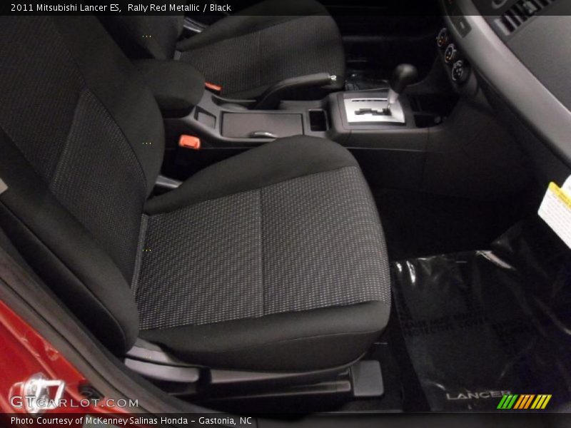 Rally Red Metallic / Black 2011 Mitsubishi Lancer ES