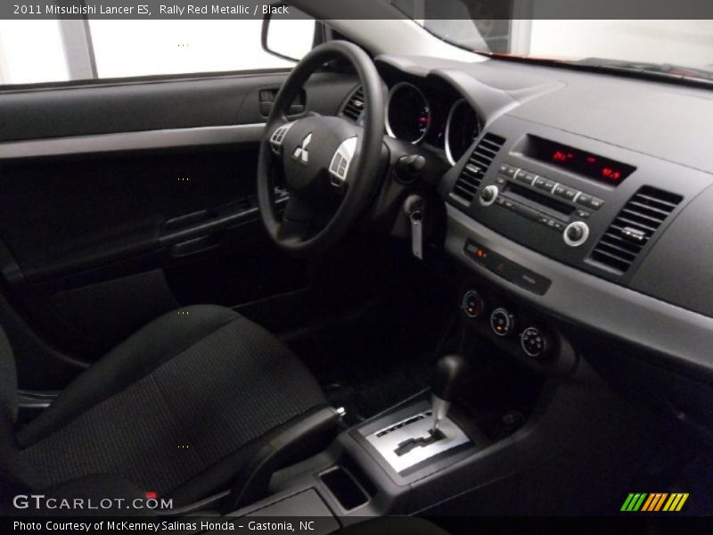 Rally Red Metallic / Black 2011 Mitsubishi Lancer ES
