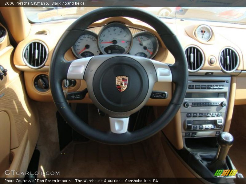 Black / Sand Beige 2006 Porsche Cayman S