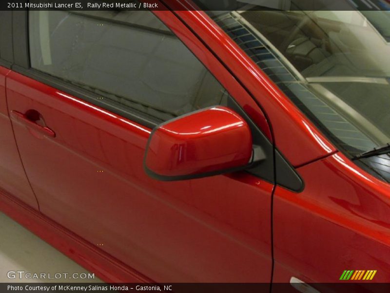 Rally Red Metallic / Black 2011 Mitsubishi Lancer ES