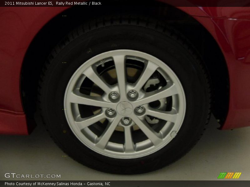 Rally Red Metallic / Black 2011 Mitsubishi Lancer ES