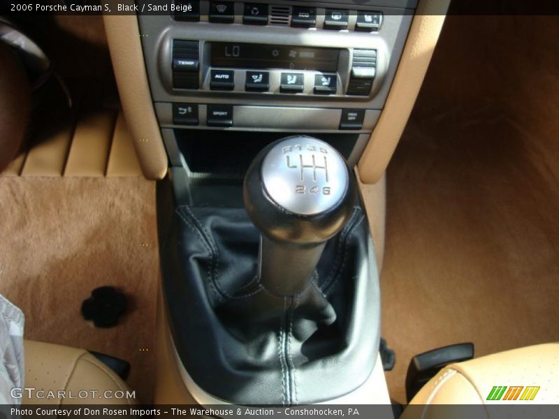 Black / Sand Beige 2006 Porsche Cayman S