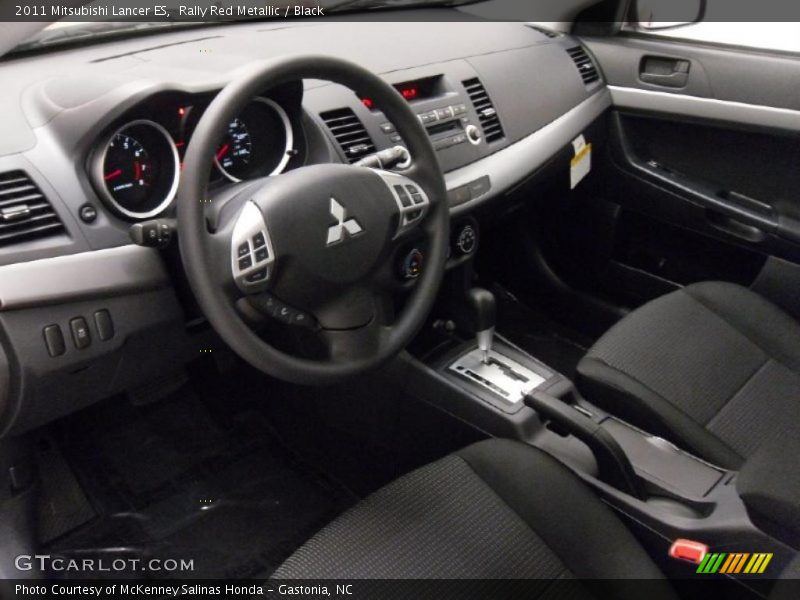 Rally Red Metallic / Black 2011 Mitsubishi Lancer ES