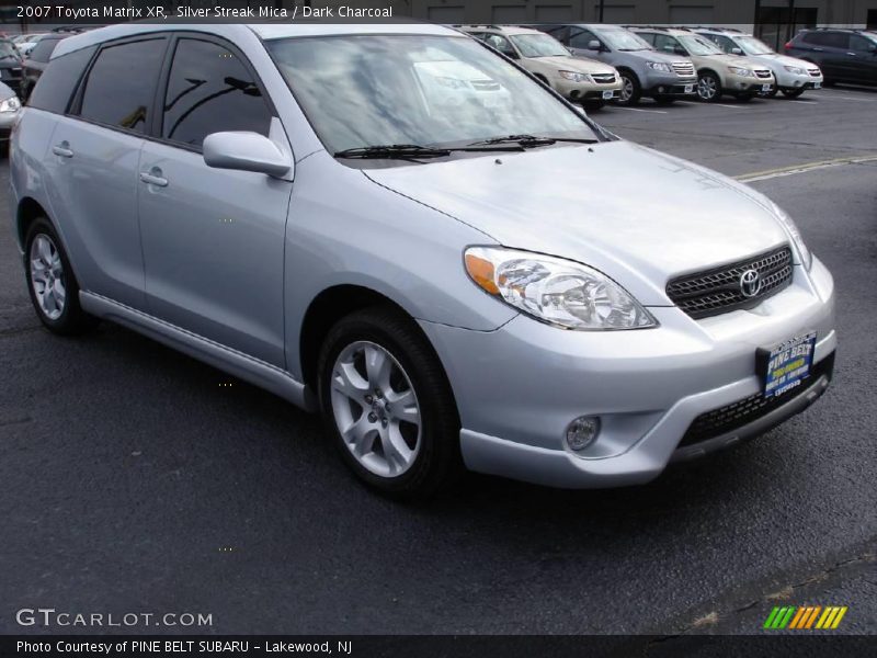 Silver Streak Mica / Dark Charcoal 2007 Toyota Matrix XR