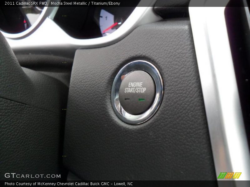 Mocha Steel Metallic / Titanium/Ebony 2011 Cadillac SRX FWD