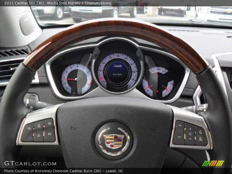 Mocha Steel Metallic / Titanium/Ebony 2011 Cadillac SRX FWD
