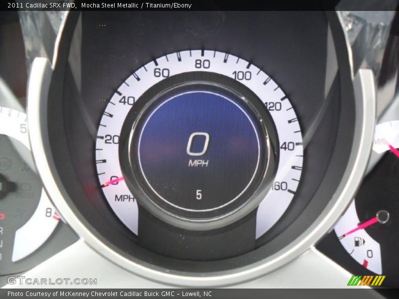 Mocha Steel Metallic / Titanium/Ebony 2011 Cadillac SRX FWD