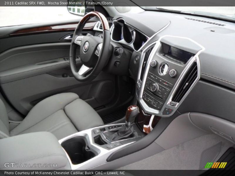 Mocha Steel Metallic / Titanium/Ebony 2011 Cadillac SRX FWD
