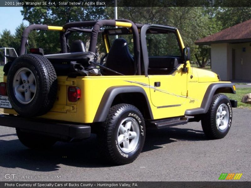 Solar Yellow / Agate Black 2001 Jeep Wrangler SE 4x4