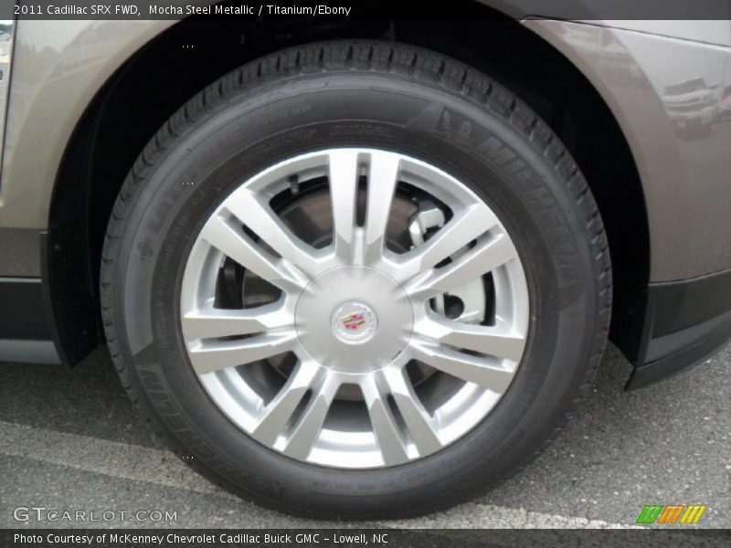 Mocha Steel Metallic / Titanium/Ebony 2011 Cadillac SRX FWD