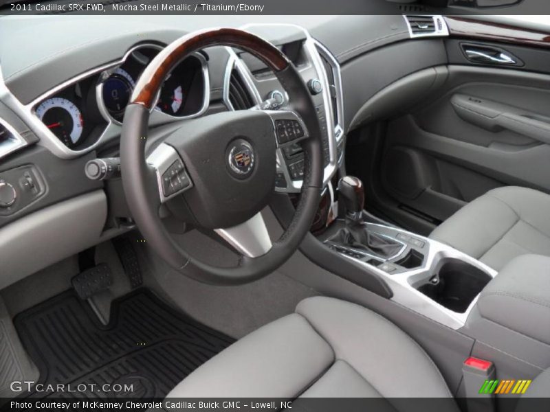 Mocha Steel Metallic / Titanium/Ebony 2011 Cadillac SRX FWD