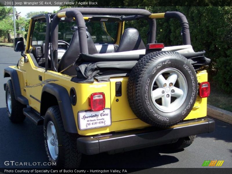 Solar Yellow / Agate Black 2001 Jeep Wrangler SE 4x4