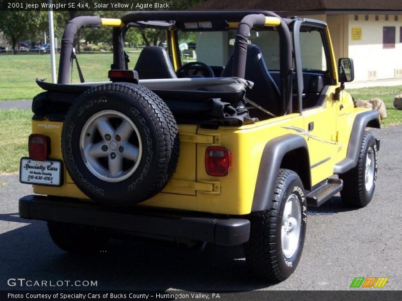 Solar Yellow / Agate Black 2001 Jeep Wrangler SE 4x4