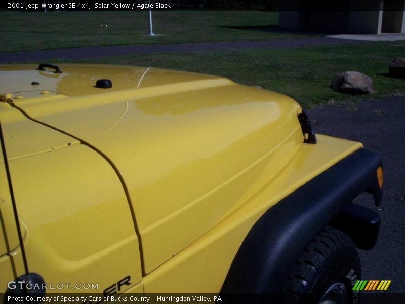 Solar Yellow / Agate Black 2001 Jeep Wrangler SE 4x4