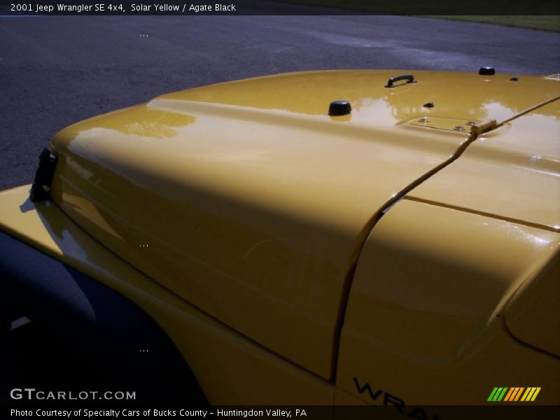 Solar Yellow / Agate Black 2001 Jeep Wrangler SE 4x4