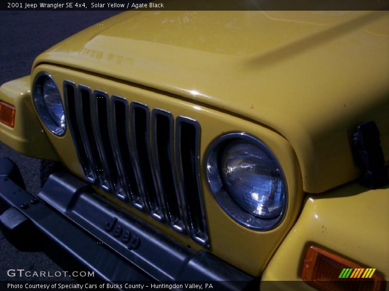 Solar Yellow / Agate Black 2001 Jeep Wrangler SE 4x4