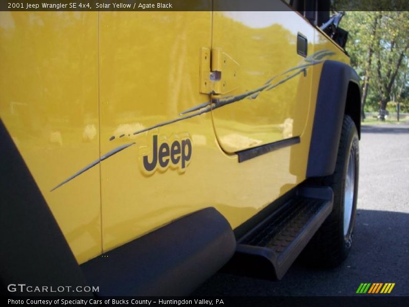 Solar Yellow / Agate Black 2001 Jeep Wrangler SE 4x4