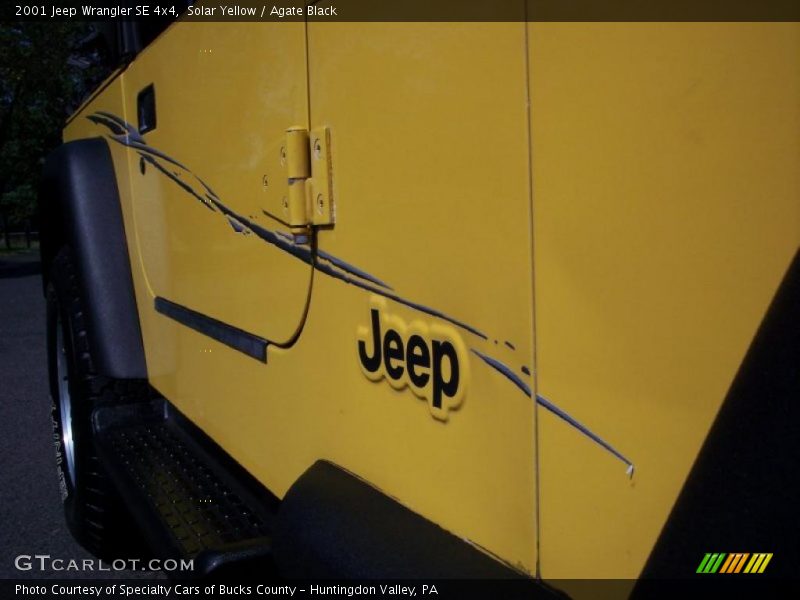 Solar Yellow / Agate Black 2001 Jeep Wrangler SE 4x4