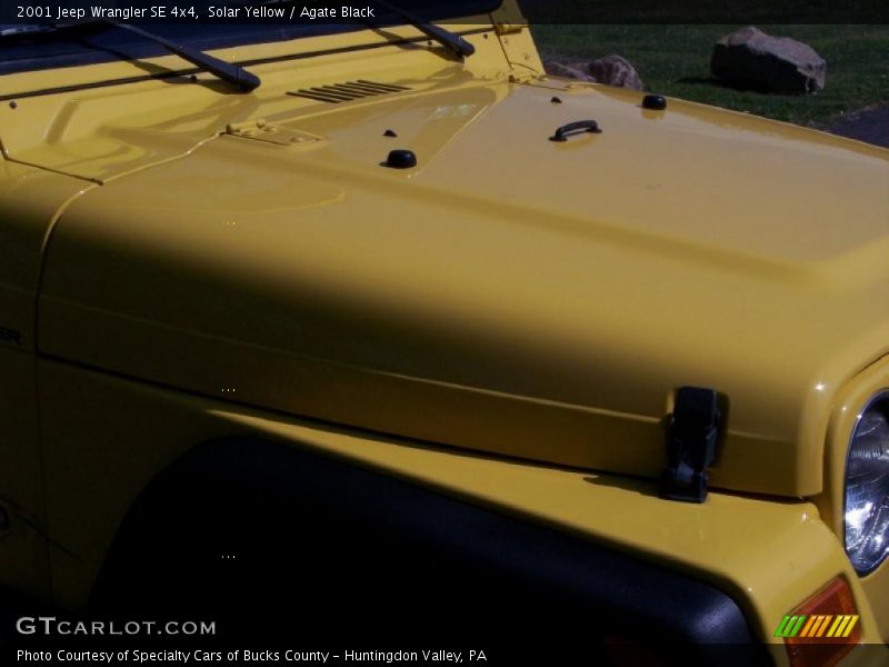Solar Yellow / Agate Black 2001 Jeep Wrangler SE 4x4