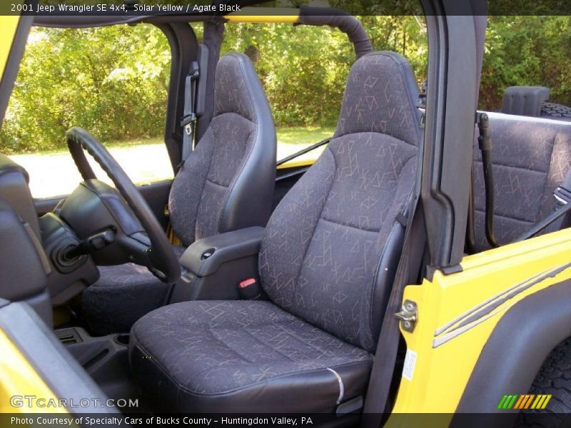 Solar Yellow / Agate Black 2001 Jeep Wrangler SE 4x4