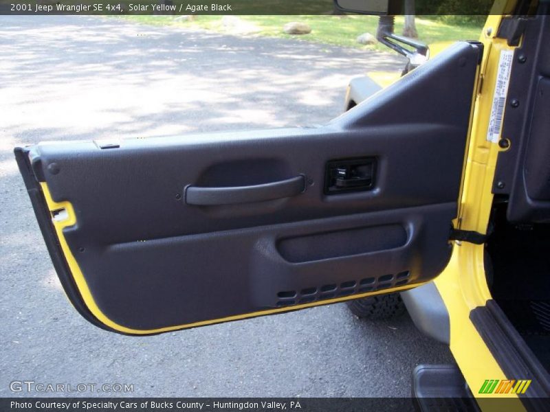 Solar Yellow / Agate Black 2001 Jeep Wrangler SE 4x4