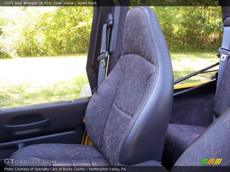 Solar Yellow / Agate Black 2001 Jeep Wrangler SE 4x4