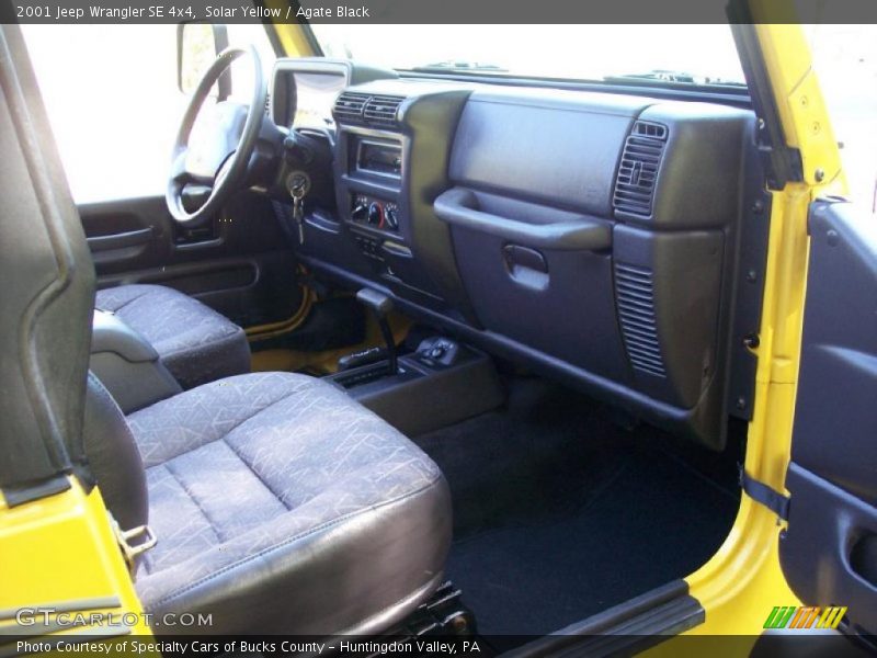 Solar Yellow / Agate Black 2001 Jeep Wrangler SE 4x4