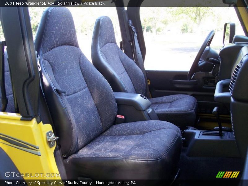 Solar Yellow / Agate Black 2001 Jeep Wrangler SE 4x4