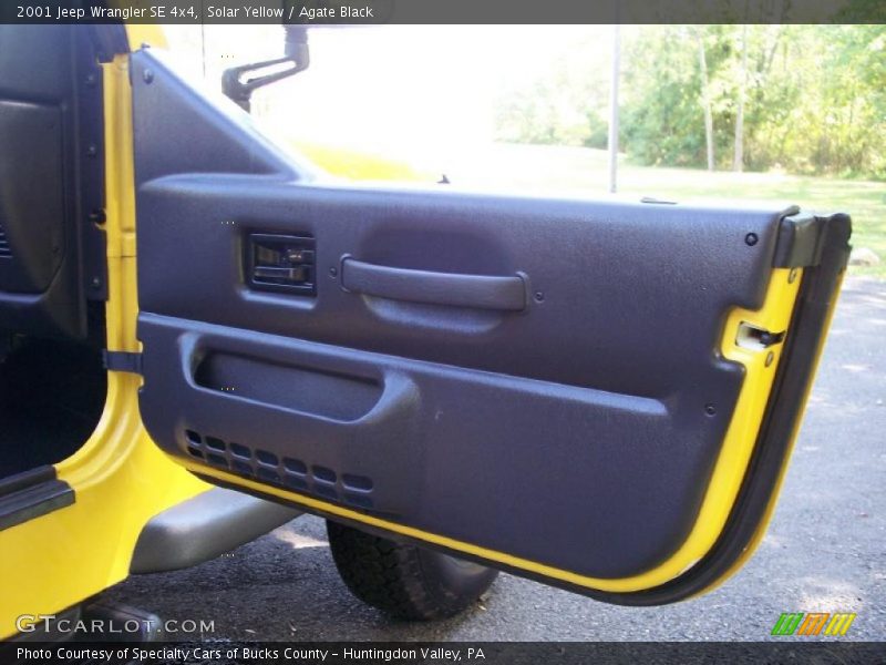 Solar Yellow / Agate Black 2001 Jeep Wrangler SE 4x4