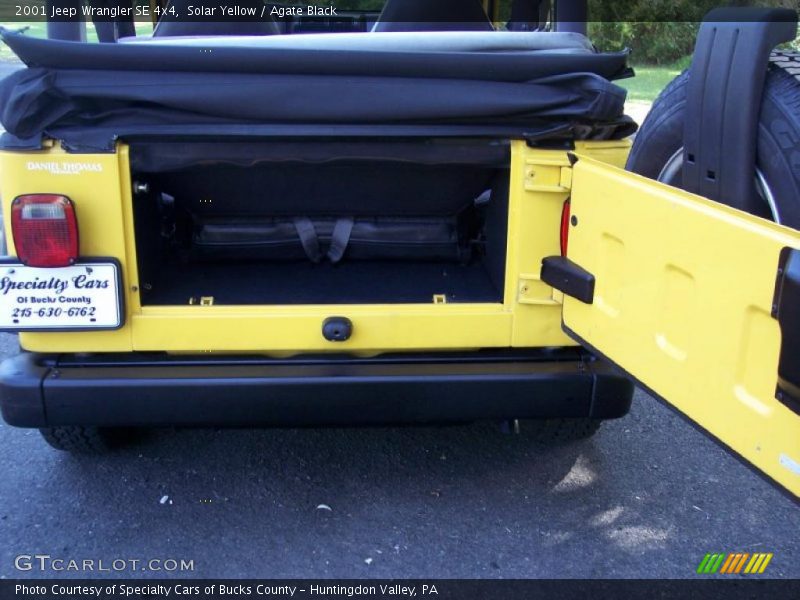 Solar Yellow / Agate Black 2001 Jeep Wrangler SE 4x4