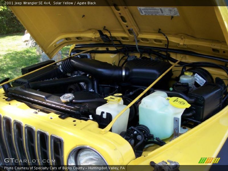 Solar Yellow / Agate Black 2001 Jeep Wrangler SE 4x4