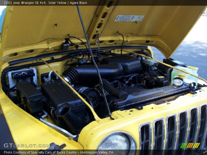 Solar Yellow / Agate Black 2001 Jeep Wrangler SE 4x4