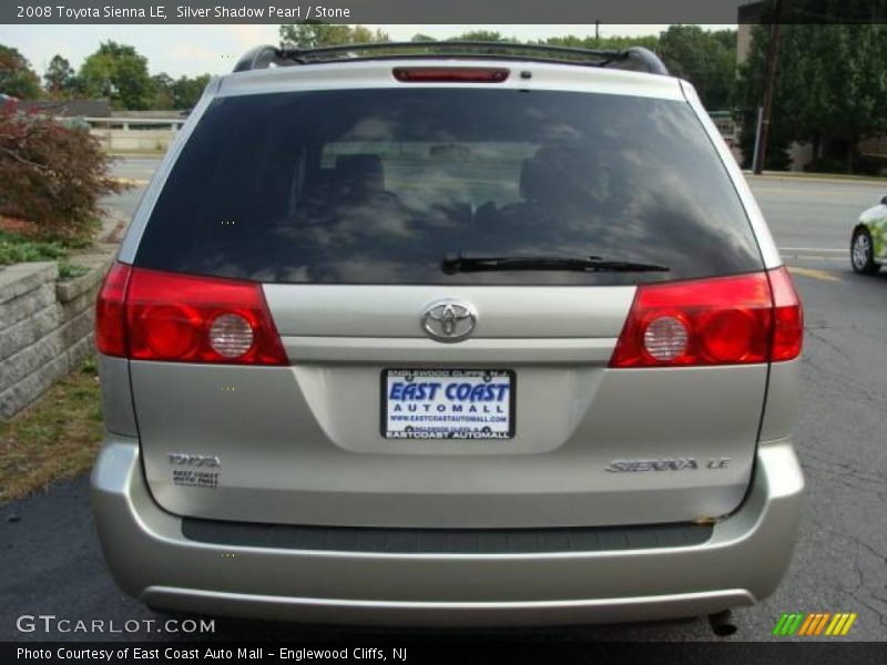 Silver Shadow Pearl / Stone 2008 Toyota Sienna LE