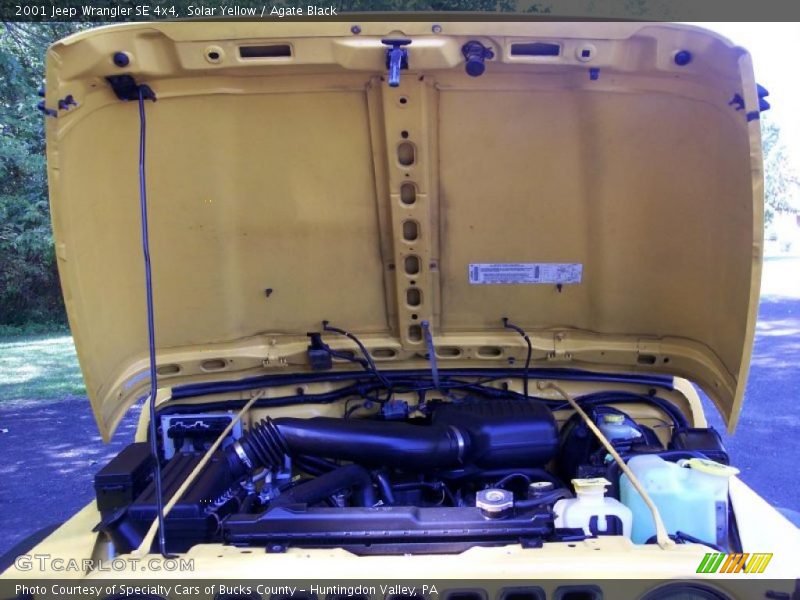 Solar Yellow / Agate Black 2001 Jeep Wrangler SE 4x4