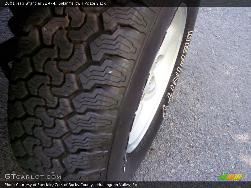 Solar Yellow / Agate Black 2001 Jeep Wrangler SE 4x4