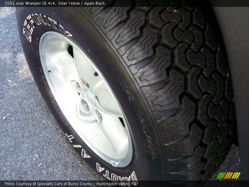 Solar Yellow / Agate Black 2001 Jeep Wrangler SE 4x4