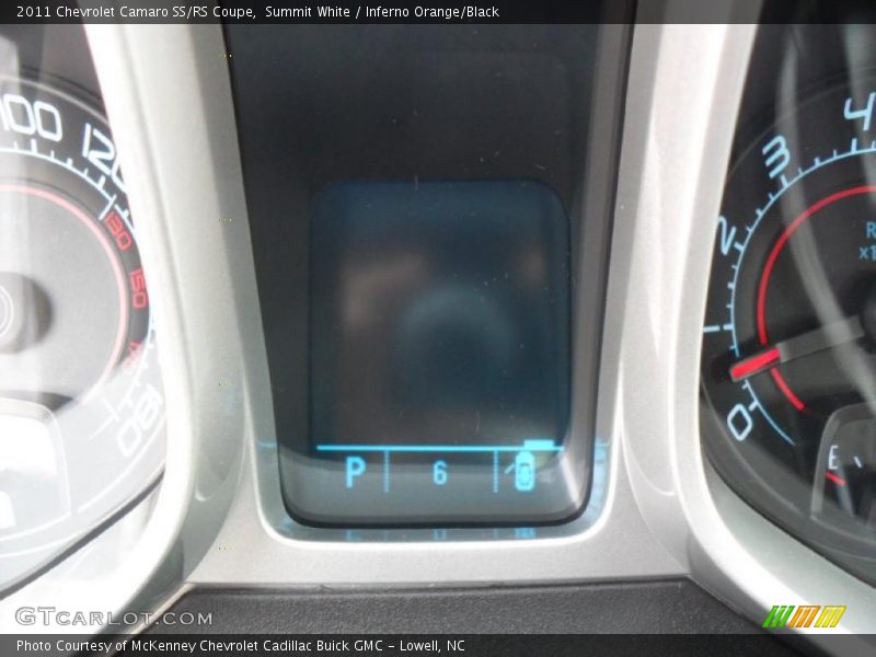 Summit White / Inferno Orange/Black 2011 Chevrolet Camaro SS/RS Coupe