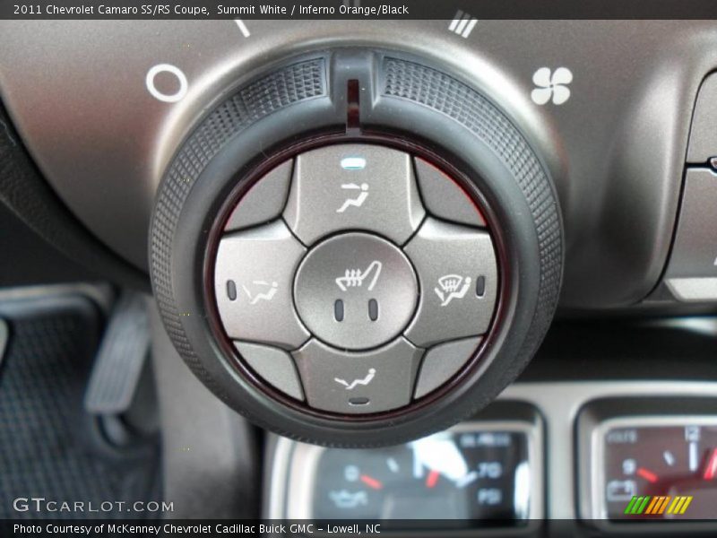 Summit White / Inferno Orange/Black 2011 Chevrolet Camaro SS/RS Coupe