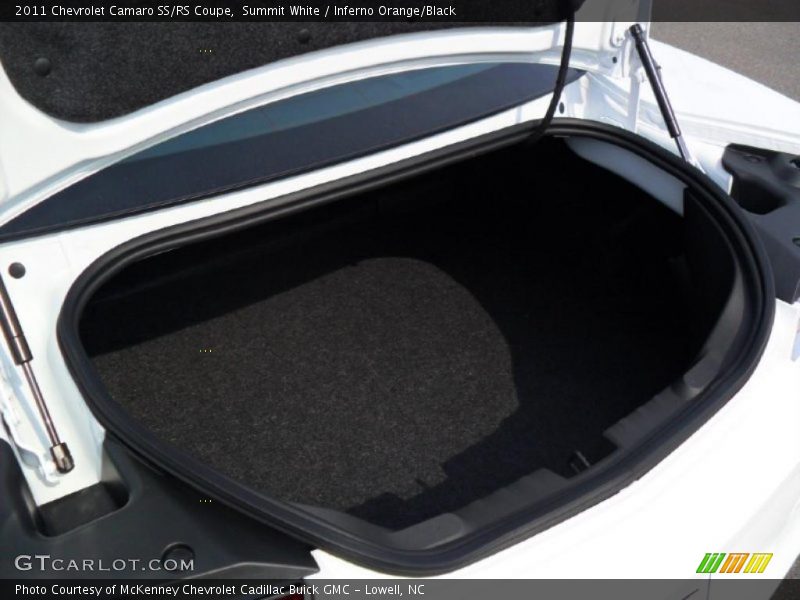 Summit White / Inferno Orange/Black 2011 Chevrolet Camaro SS/RS Coupe