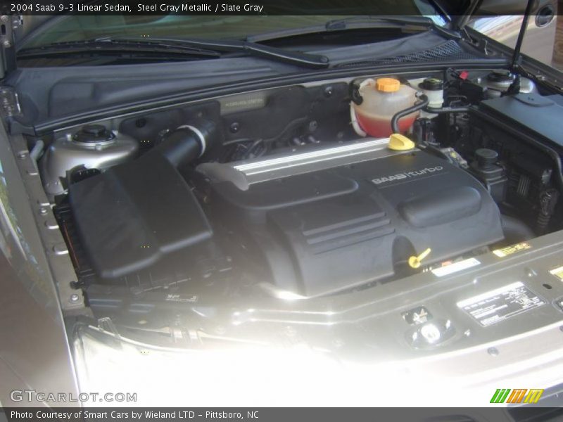 Steel Gray Metallic / Slate Gray 2004 Saab 9-3 Linear Sedan