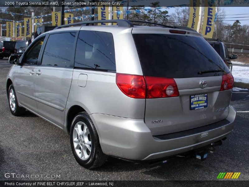 Silver Shadow Pearl / Stone Gray 2006 Toyota Sienna XLE AWD