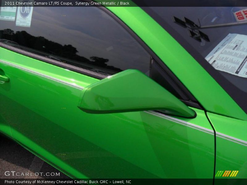 Synergy Green Metallic / Black 2011 Chevrolet Camaro LT/RS Coupe