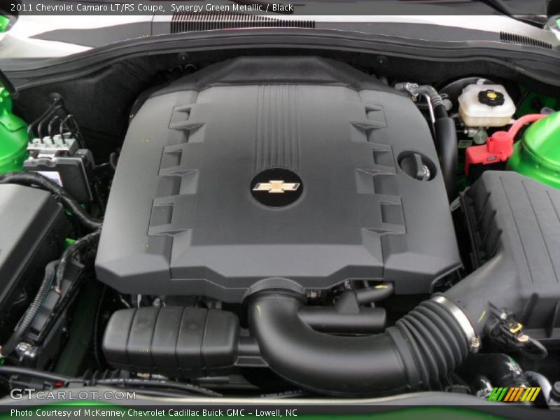 Synergy Green Metallic / Black 2011 Chevrolet Camaro LT/RS Coupe