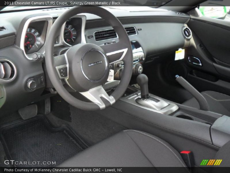 Synergy Green Metallic / Black 2011 Chevrolet Camaro LT/RS Coupe