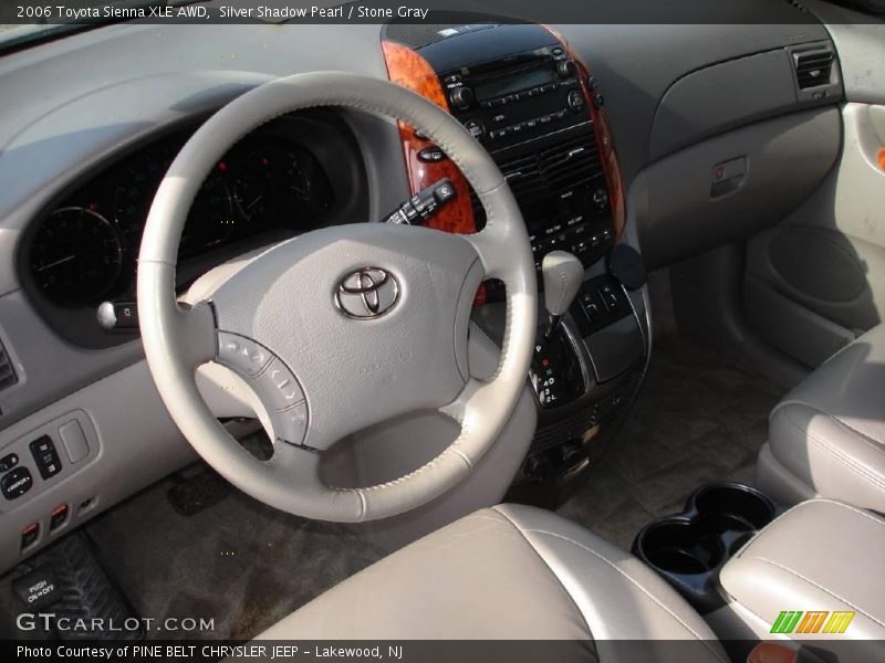 Silver Shadow Pearl / Stone Gray 2006 Toyota Sienna XLE AWD