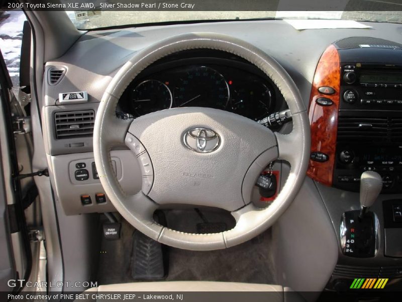 Silver Shadow Pearl / Stone Gray 2006 Toyota Sienna XLE AWD