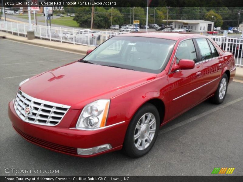 Crystal Red Tintcoat / Shale/Cocoa Accents 2011 Cadillac DTS