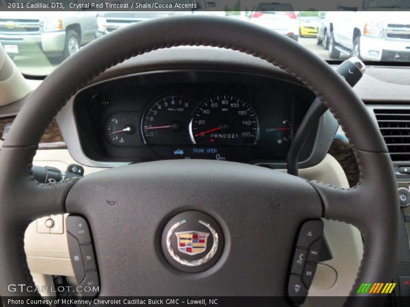 Crystal Red Tintcoat / Shale/Cocoa Accents 2011 Cadillac DTS